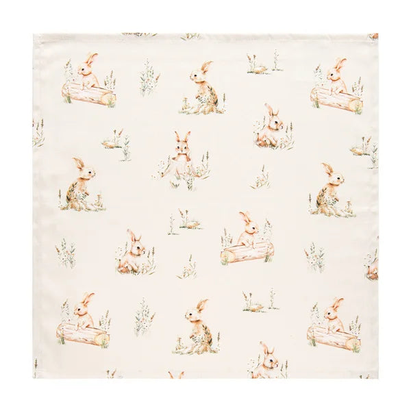 Jogo 4 Guardanapos Coelhos 45cm x 45cm