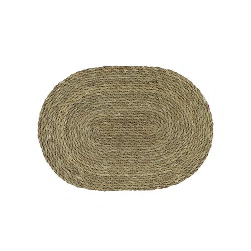 Descanso de Panela de Fibra Natural 35 Cm - Oval