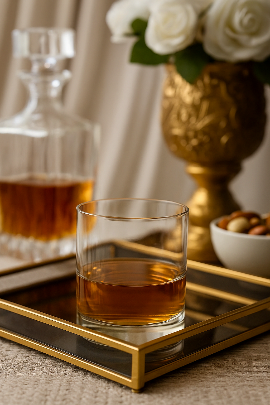 Jogo 2 Copos Cristal On The Rocks 380ML - Selo Prata