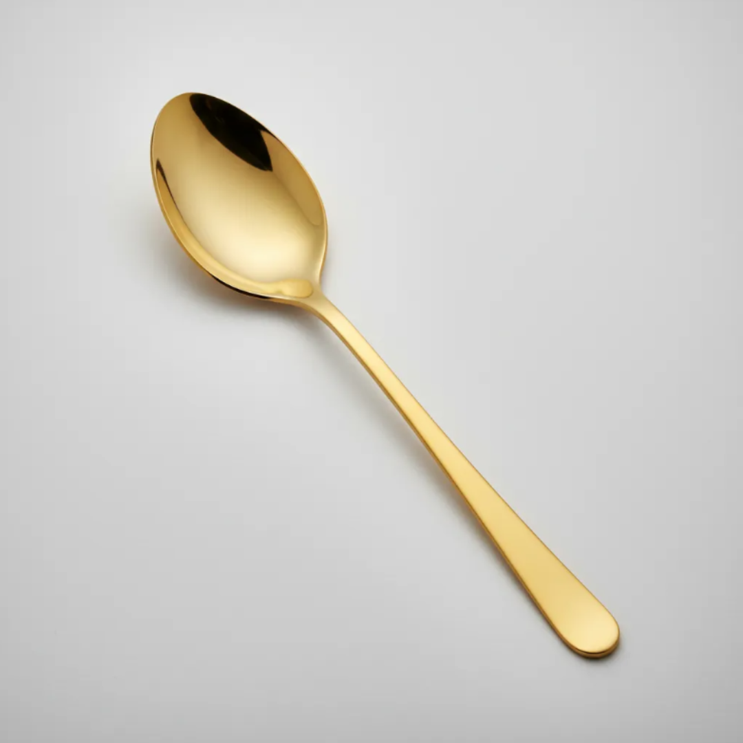 Colher  Arroz Inox Ibiza Gold