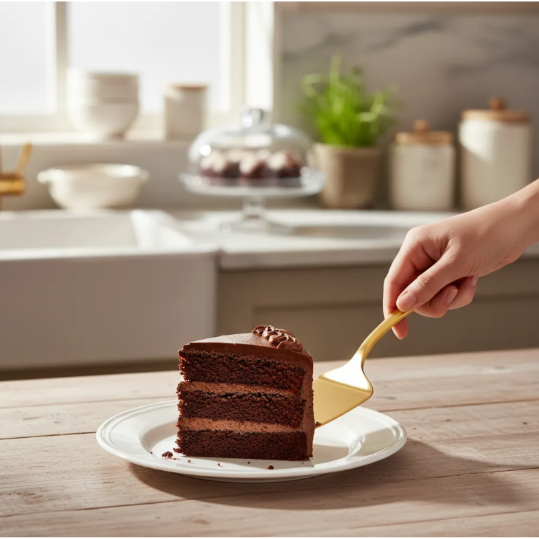 Espatula Para Bolo inox Ibiza Gold