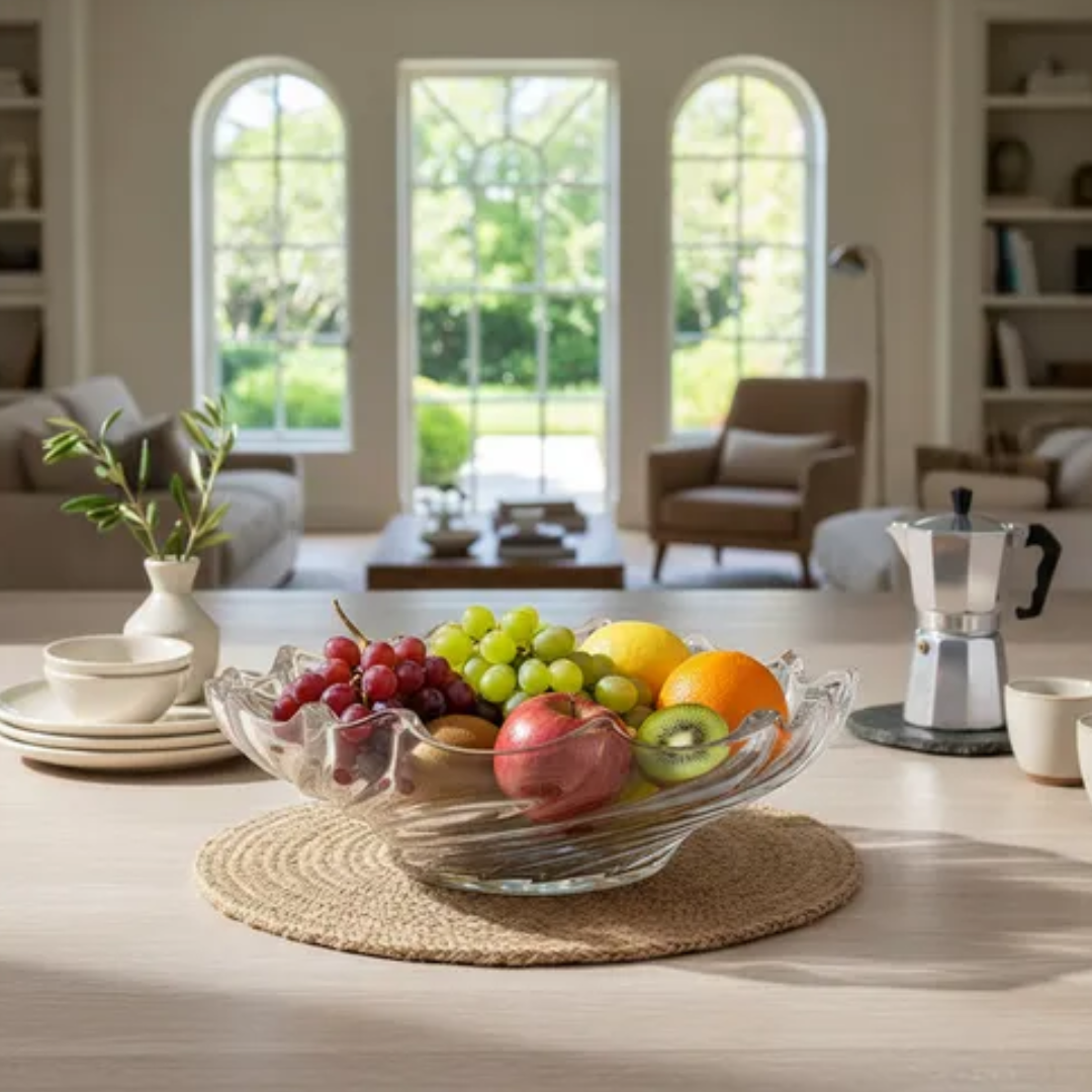 Centro De Mesa  Vidro Twist 30CM