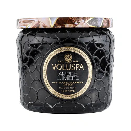 Vela Pote Vidro Voluspa 35 Horas Ambre Lumiere