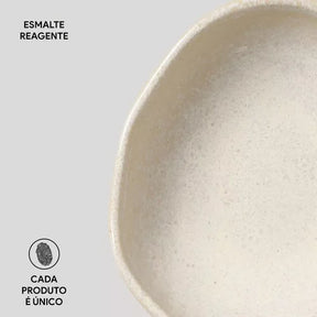 Bowl Oval Orgânico Latte Porto Brasil